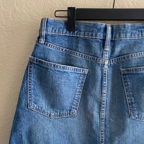 GAP Classic Blue Button-Up Denim Mini Skirt size 4 - Picture 7 of 9